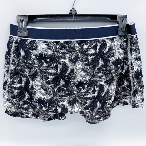 BOSS by Hugo Boss Palm Print Trunk in Black &White - Picture 6 of 7